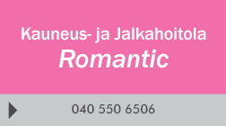 Kauneus- ja Jalkahoitola Romantic logo